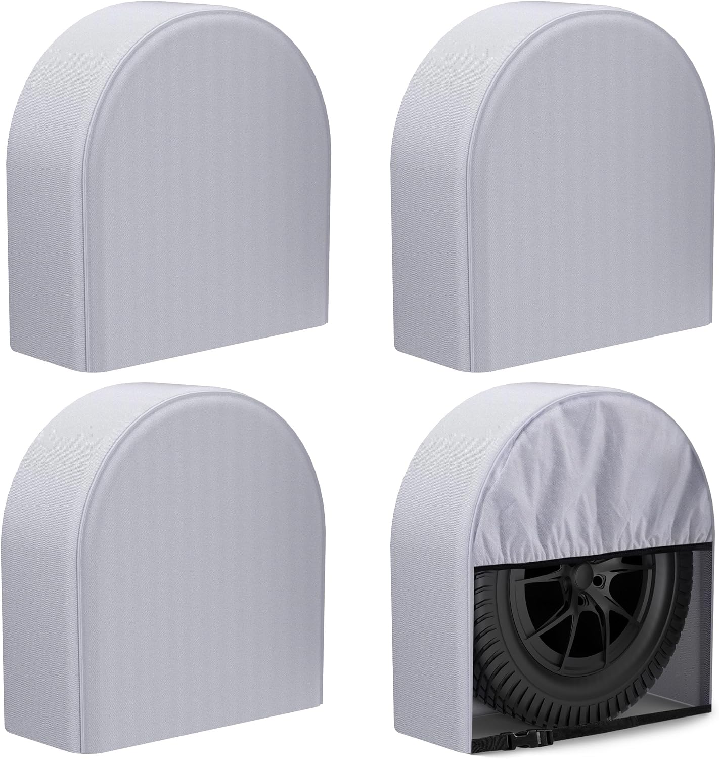 eletecpro RV Tire Covers Set of 4 for 35-38.75 in Tires