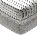 HonestBaby Classics Fitted Crib Sheet - Organic Cotton, Snug Fit