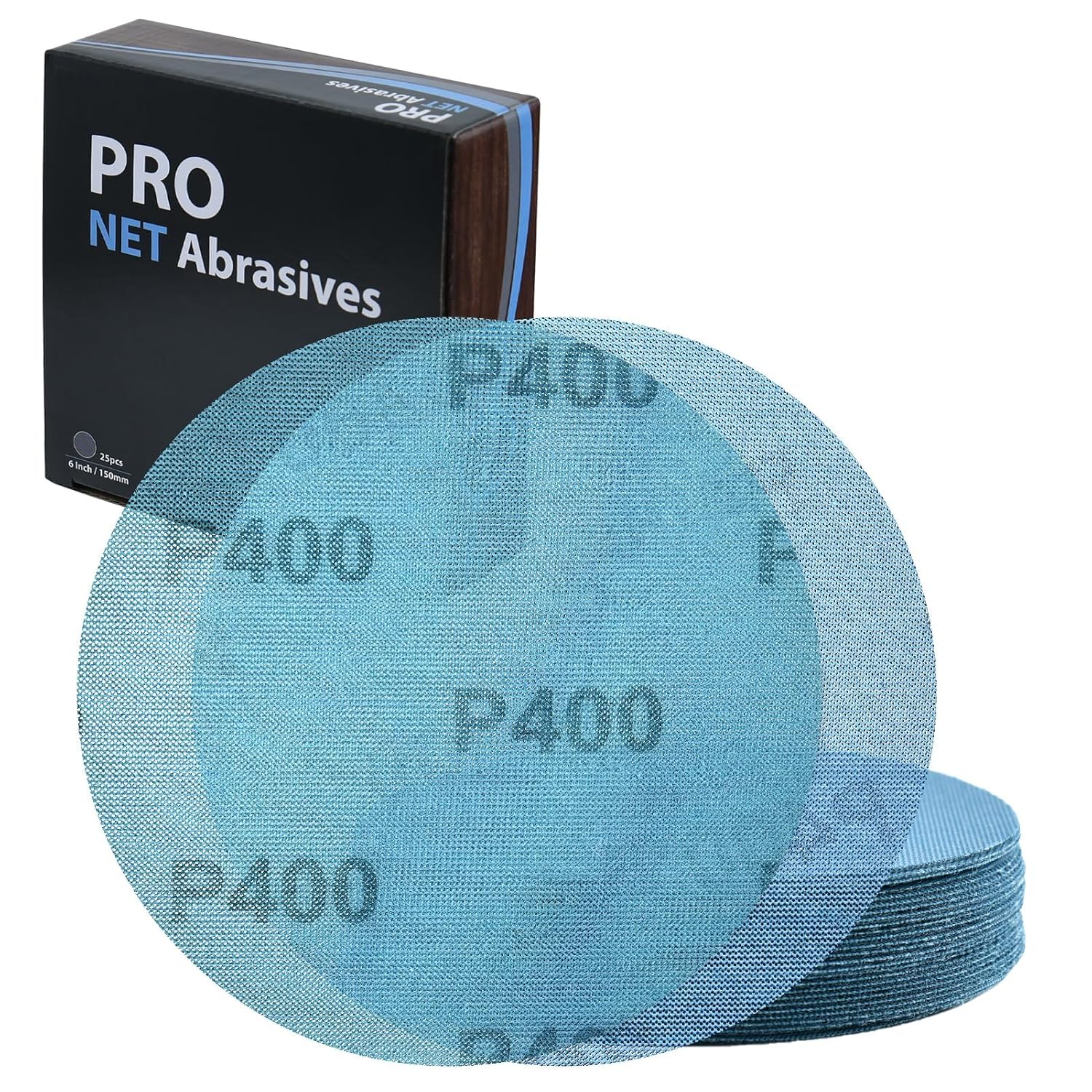 Dust-Free 400 Grit Mesh Sanding Discs - LEONTOOL