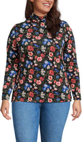 Lightweight Jersey Long Sleeve Turtleneck - Slim, Soft Essential Lands
