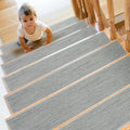 Stair Treads Non Slip for Wooden Steps 15 Pack - Safe, Washable