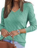 Arach&Cloz Women's Wool Blend Fall Sweater - Comfortable Lightweight