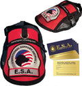 Premium Emotional Support Dog Vest ESA Harness with Mesh Cooling Panel