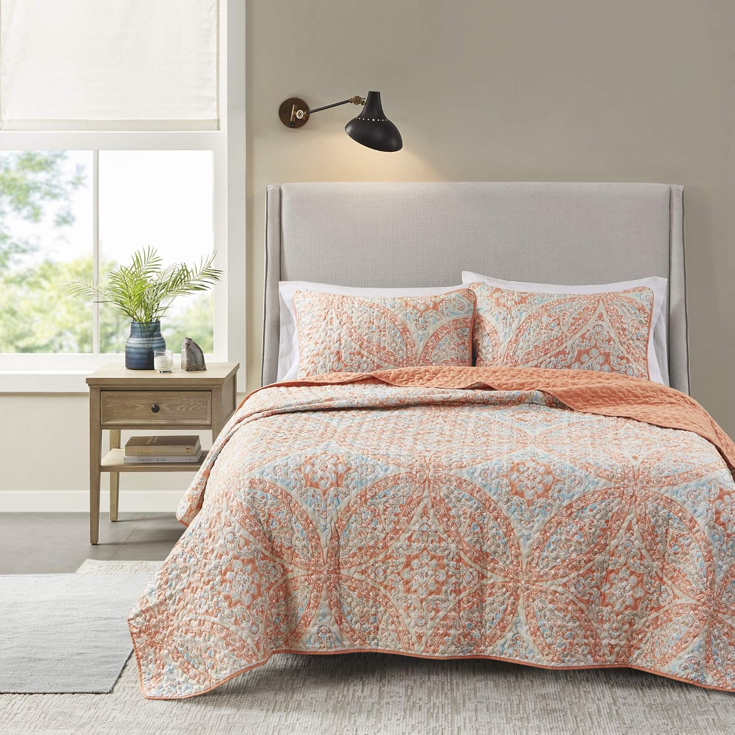 Comfort Spaces Reversible Quilt Set for All Season Bedding