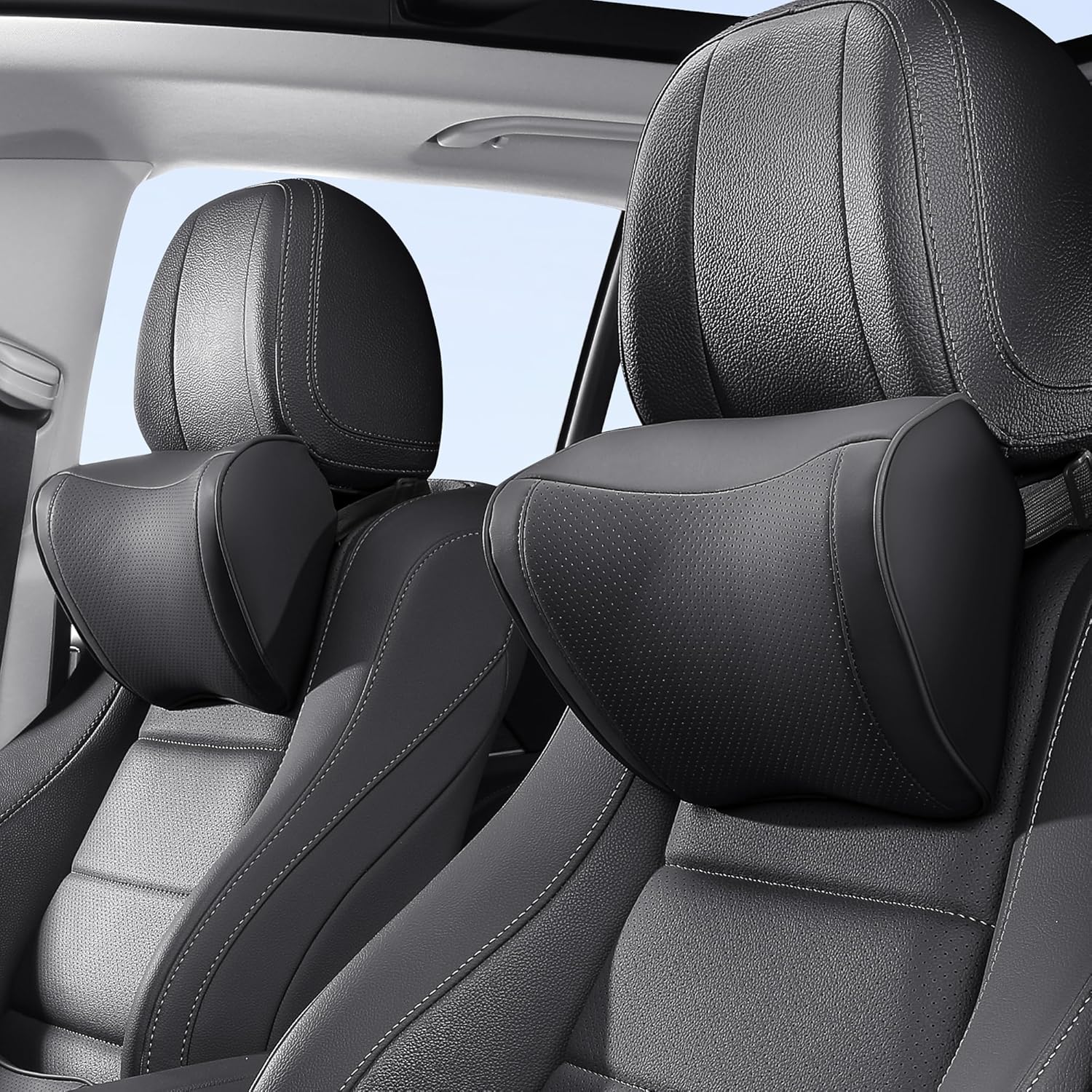 Car Headrest Pillow 100% Memory Foam for Ultimate Comfort