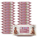 Unscented Baby Wipes Bulk 24x80 - Soft, Alcohol & Paraben-Free