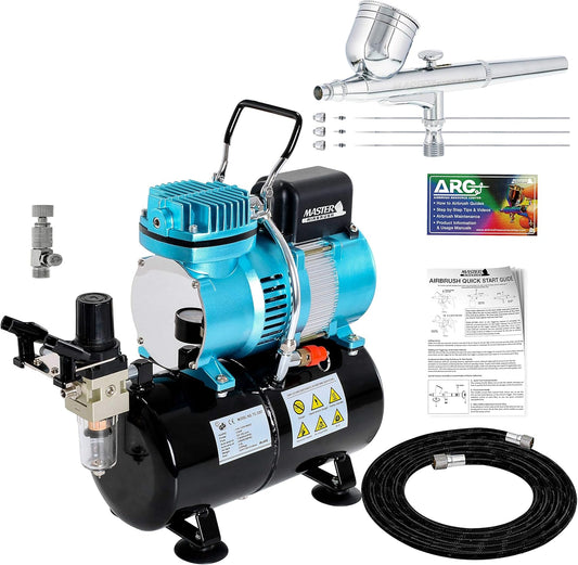 Master Airbrush Cool Runner II Dual Fan Compressor Kit Review