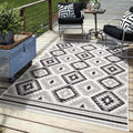 Outdoor Rug 8x10 Washable Indoor/Outdoor Rug - Durable Patio Mat