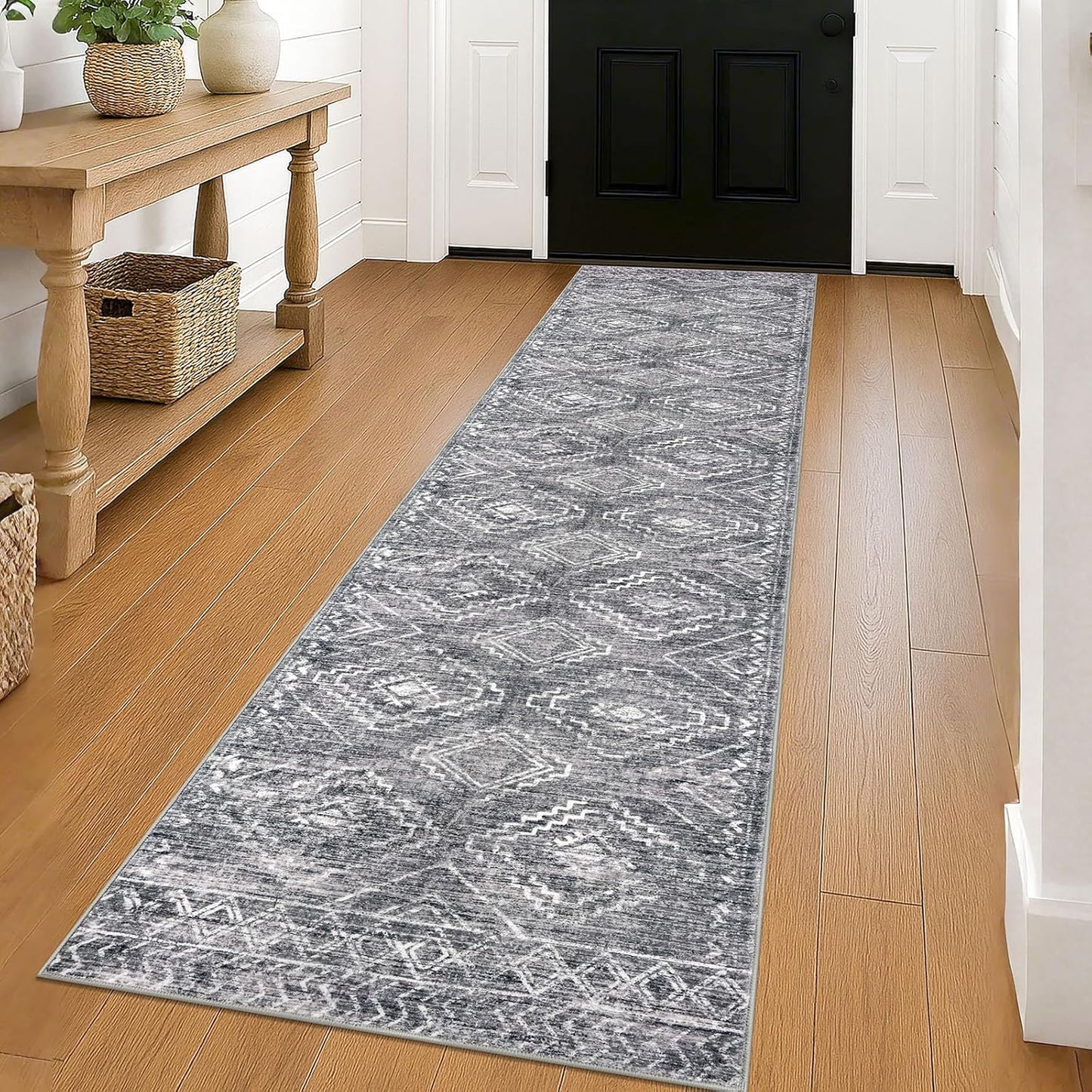 KILOCOCO Hallway Runner Rug 2ftx8ft Non Slip for Home Use