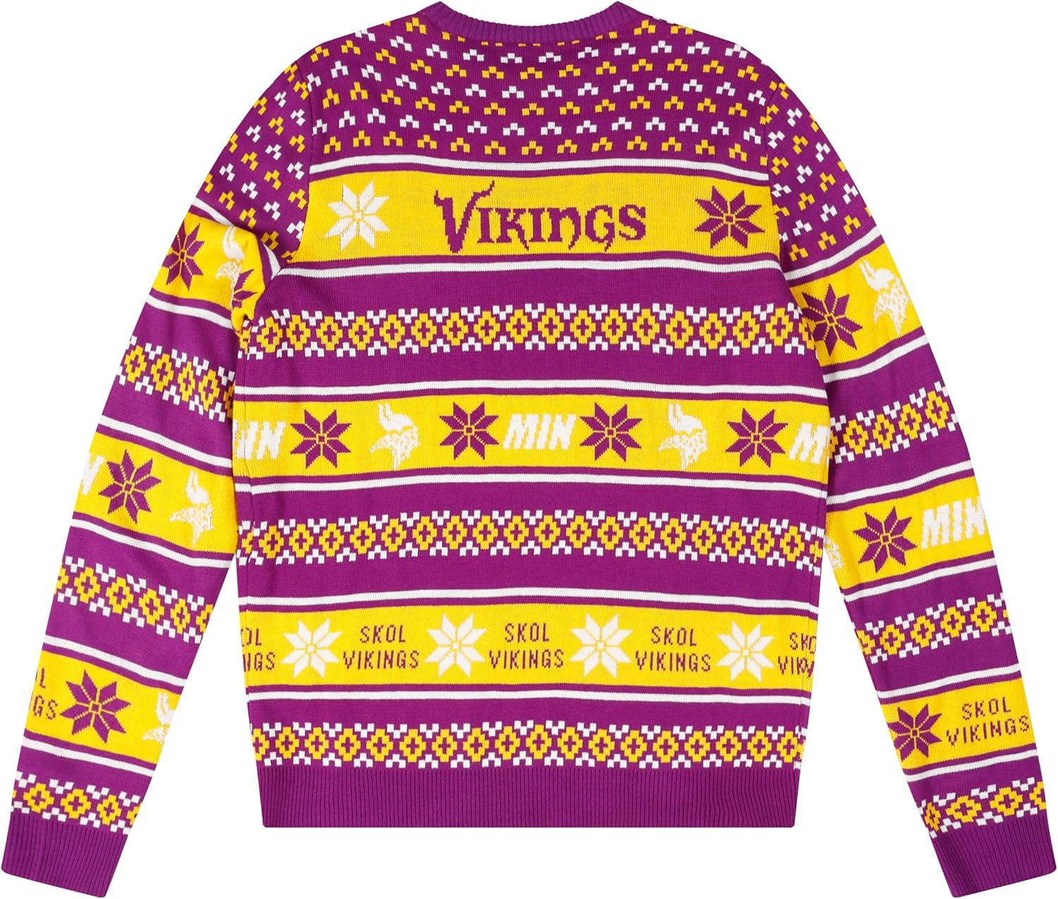 FOCO NFL Team Big Logo Ugly Sweater for Game Day Comfort