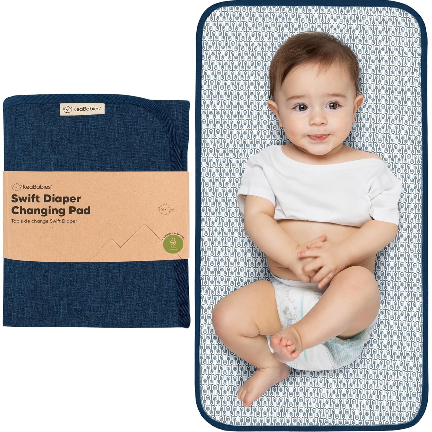 KeaBabies Portable Baby Changer - Waterproof & Lightweight!