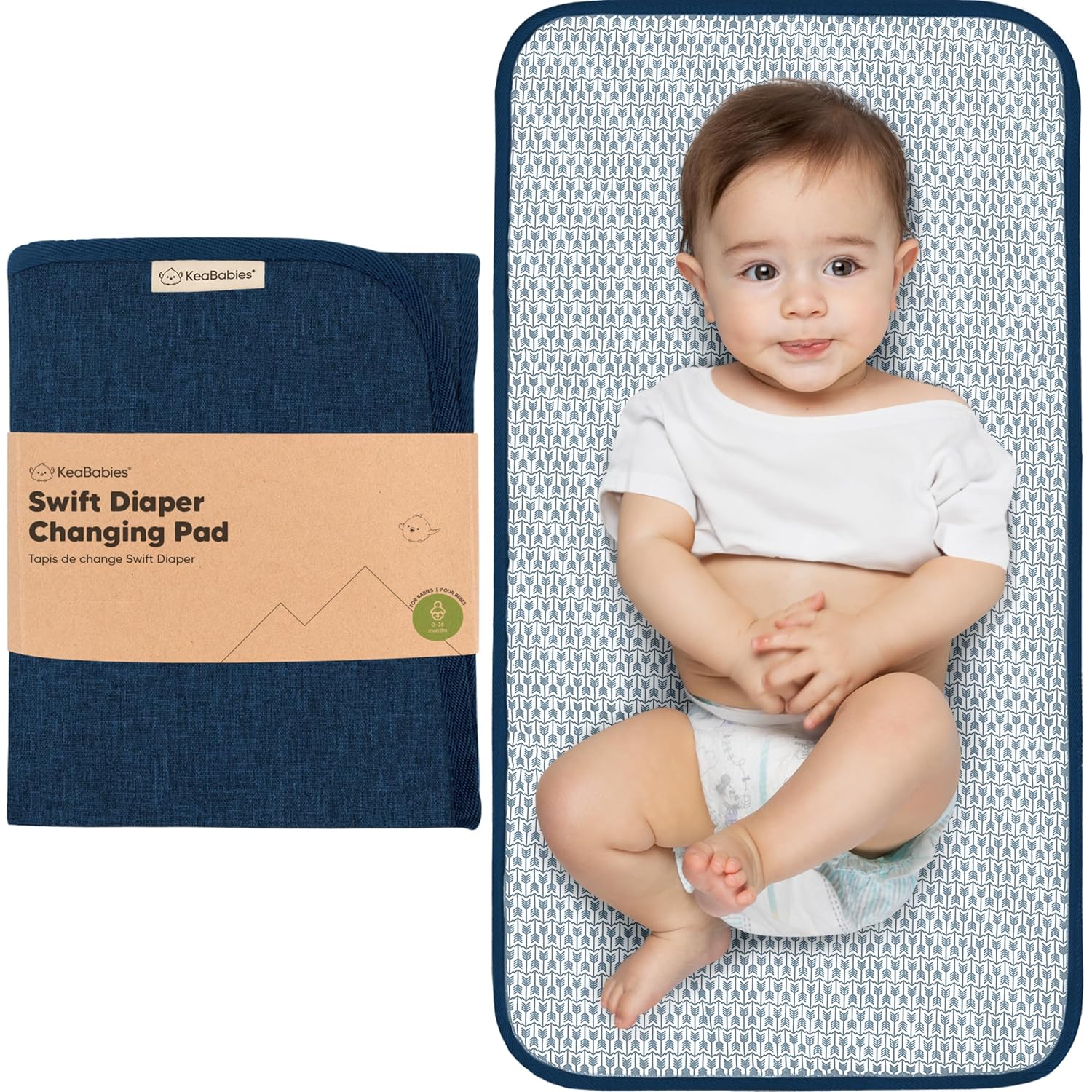 KeaBabies Portable Baby Changer - Waterproof & Lightweight!