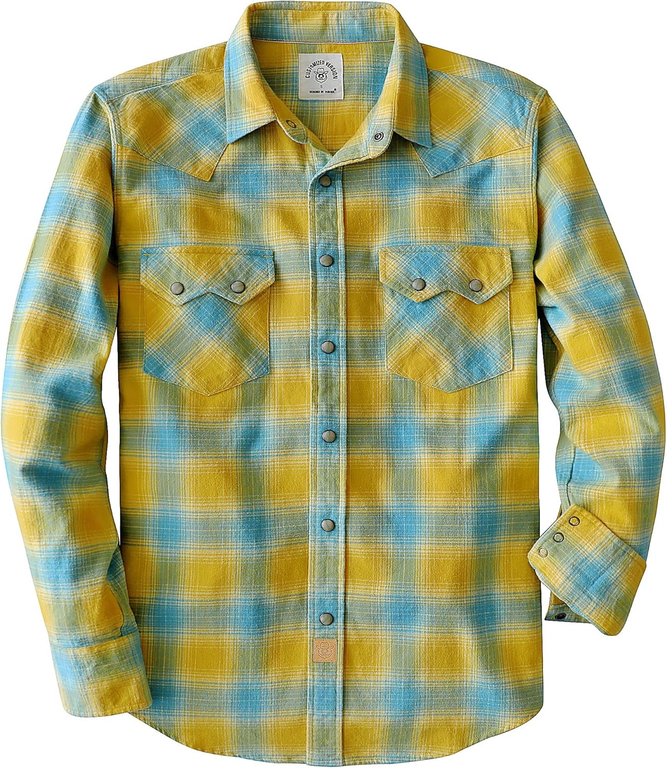 Dubinik Flannel Shirt for Men: Cozy Long Sleeve Casual Wear