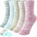 ICEIVY 5 Pair Fuzzy Cozy Socks for Women - Warm, Soft Winter Socks