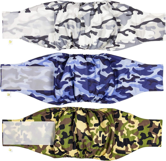 Ultimate Protection: Pet Magasin Male Belly Bands (3 Pack) - Large
