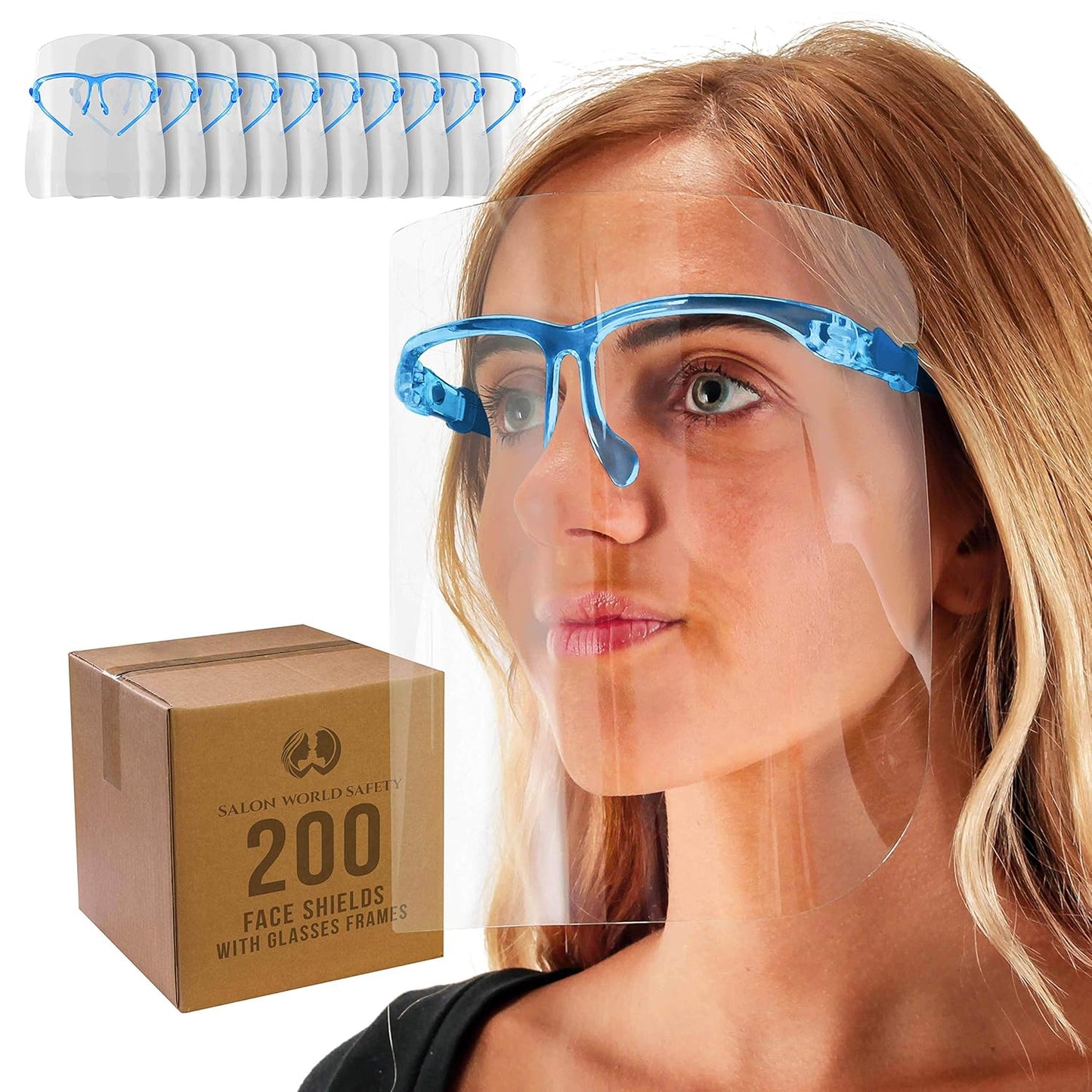 TCP Global Salon World Safety Face Shields for Full Protection