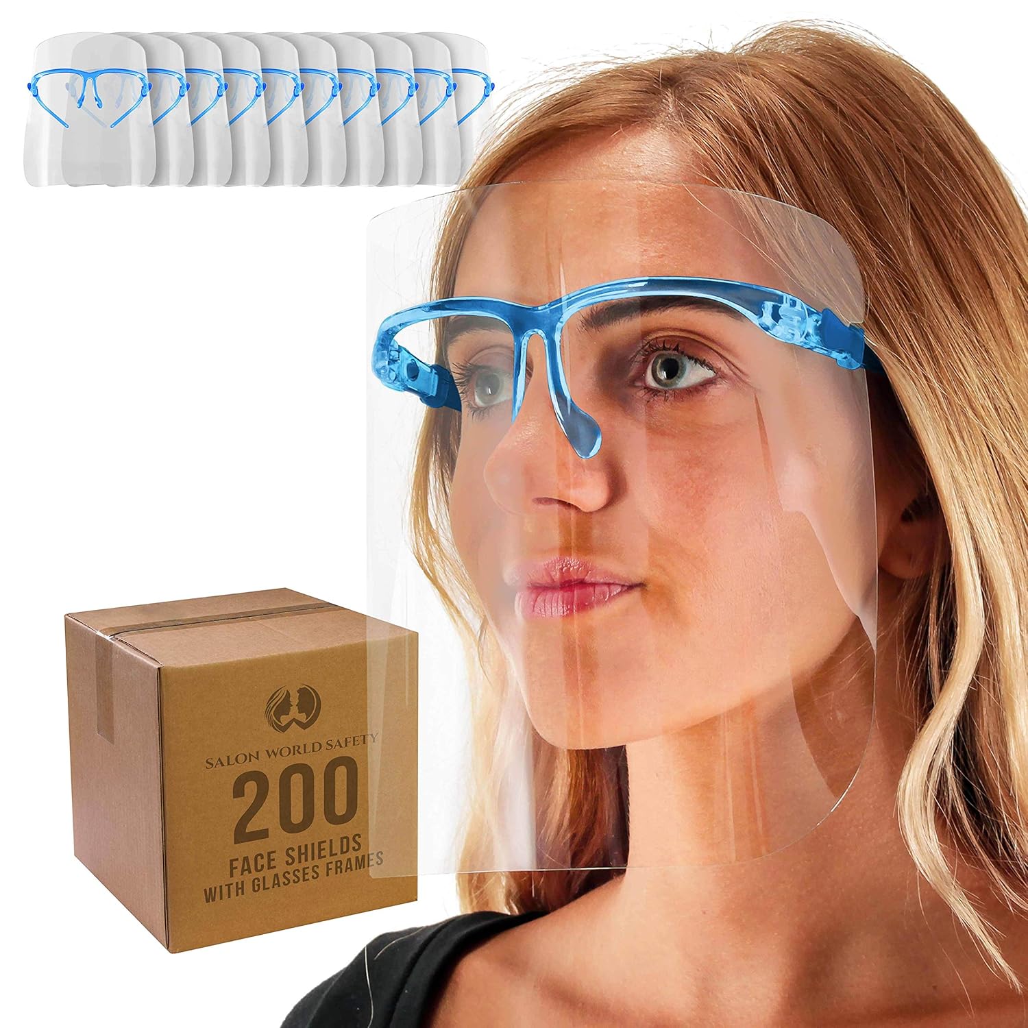 TCP Global Salon World Safety Face Shields for Full Protection