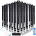 X-WEAVE Rubber Golf Grips 13 Pack with Repair Kits - Medium Lower Hand