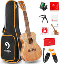 Ukulele Concert Mahogany 23 in Uke for Beginners - Comfortable Tone