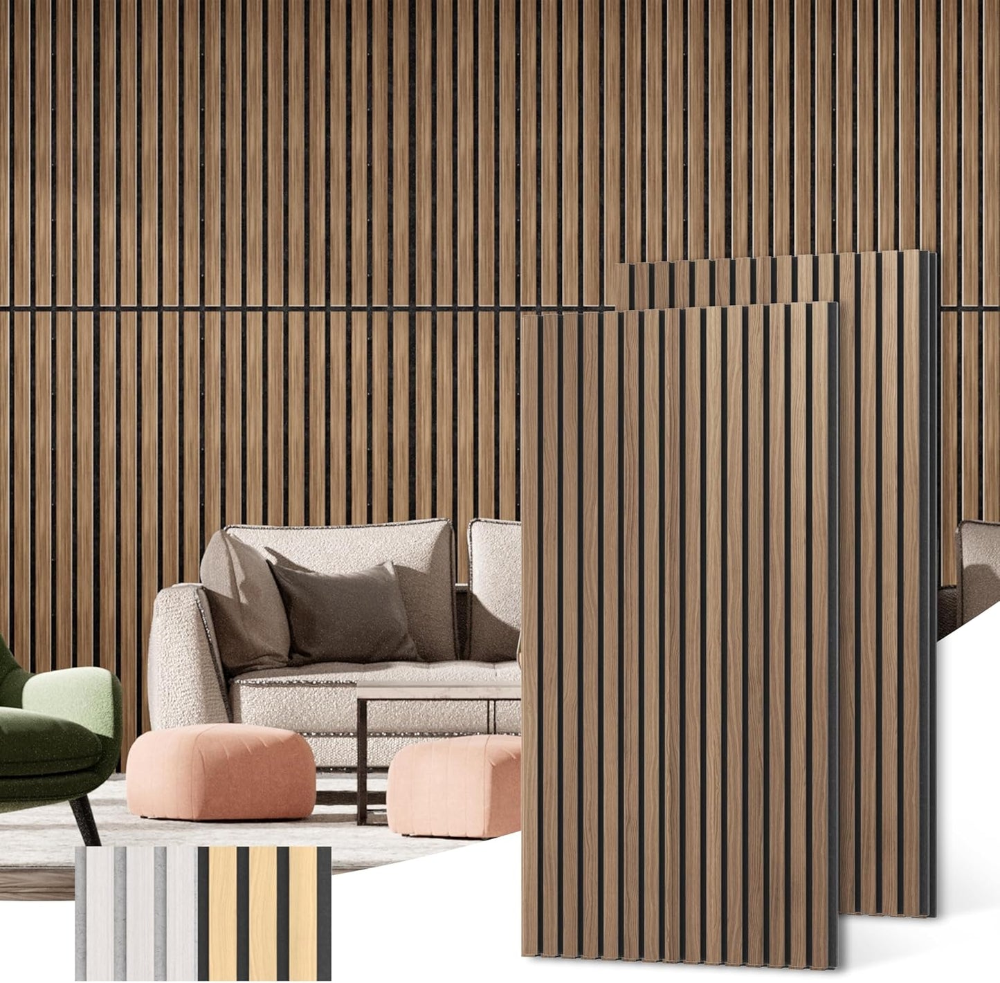 Acoustic Wood Wall Panels for Soundproofing and Decor