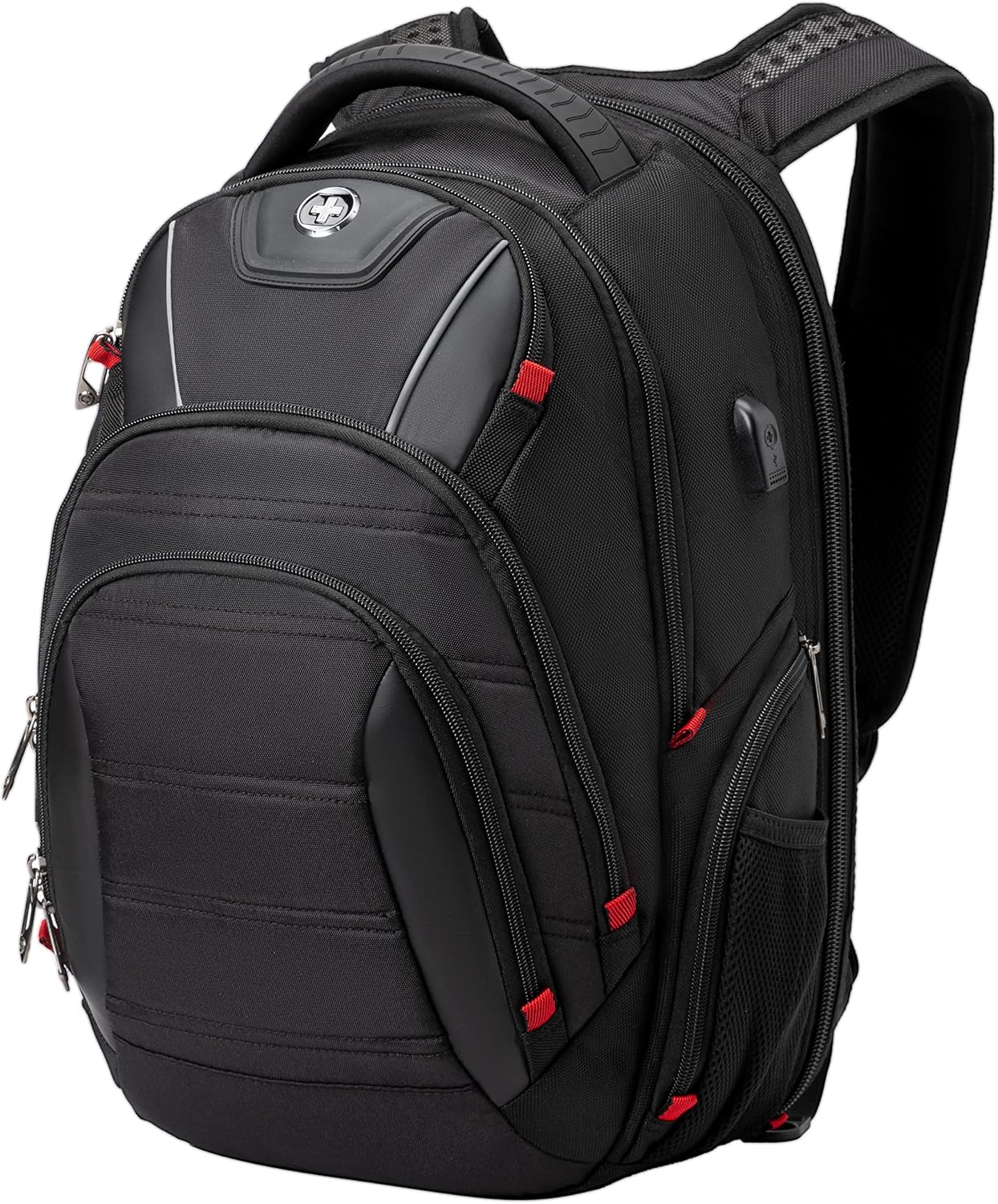 Swissdigital Travel Backpack with USB Charging & RFID Protection