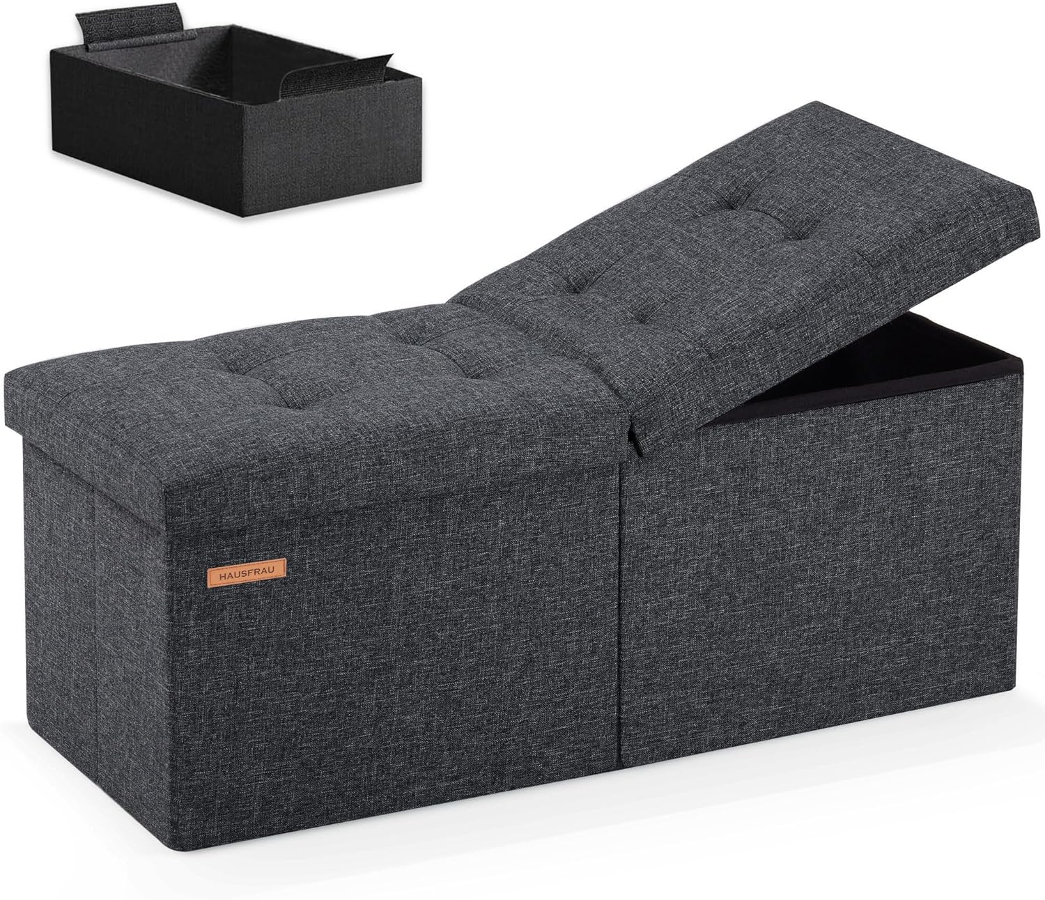 Stylish 31.5 Inches Ottoman with Storage for Any Room