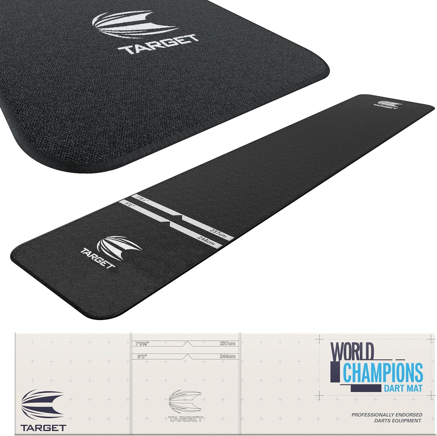 Target Darts Dart Mat - Professional Oche Mat for All Players