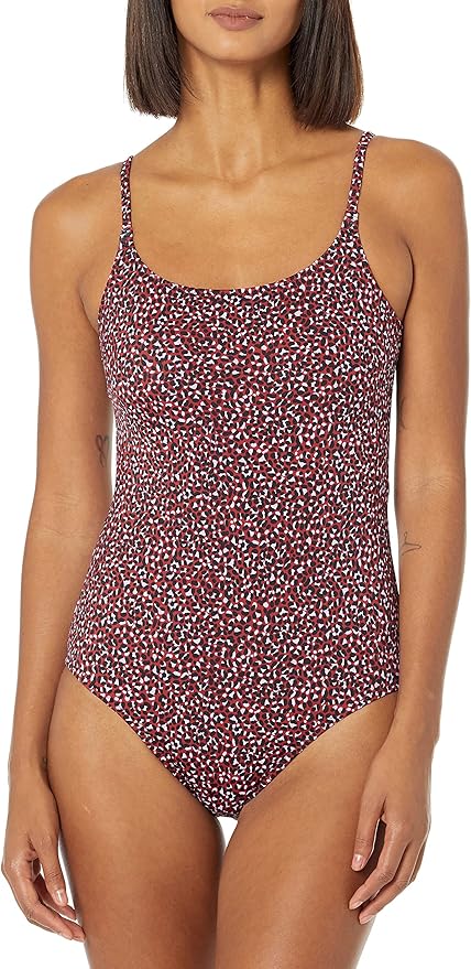 Stylish Women's Thin Strap One-Piece Swimsuit for Summer Fun
