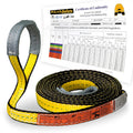 Mighty Sumo 1x20 Poly Web Sling Lifting Strap - Heavy Duty