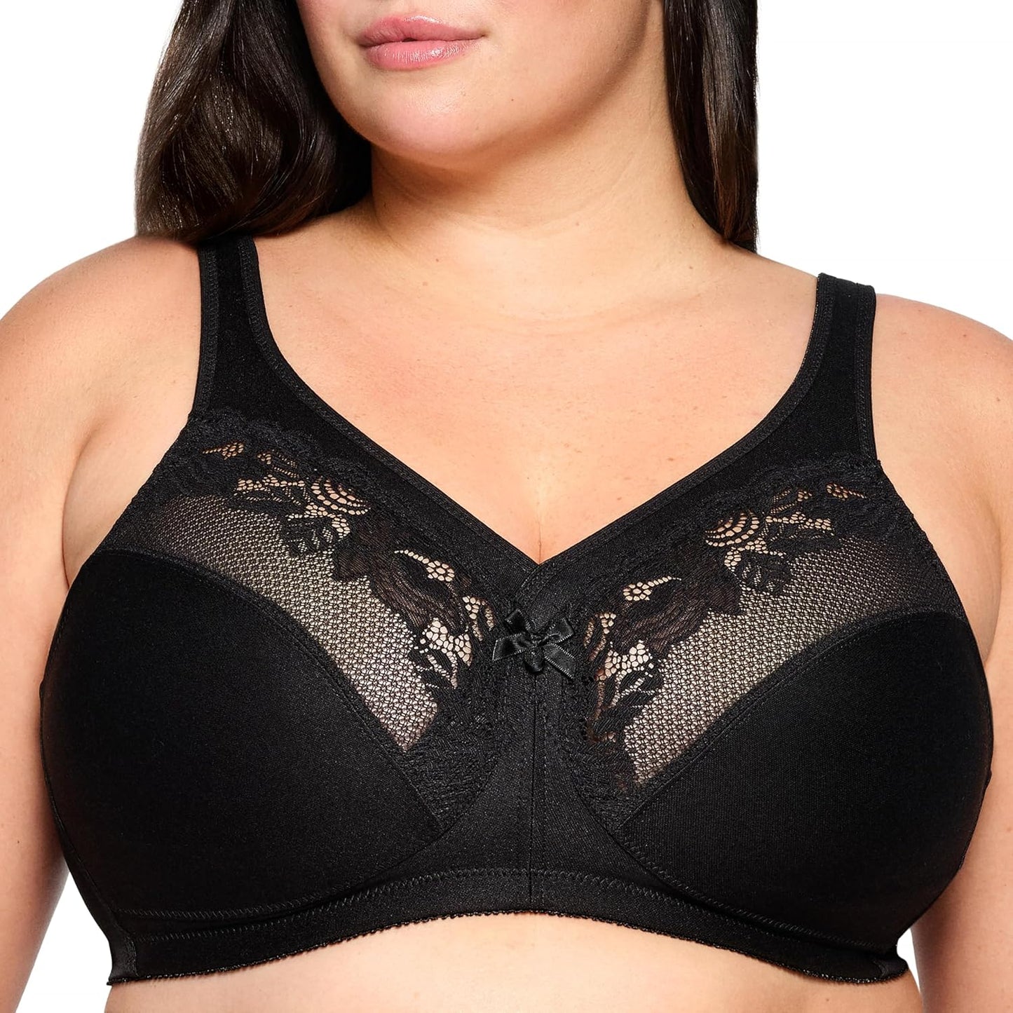 Glamorise Women's Full Figure Wirefree Minimizer Support Bra Review