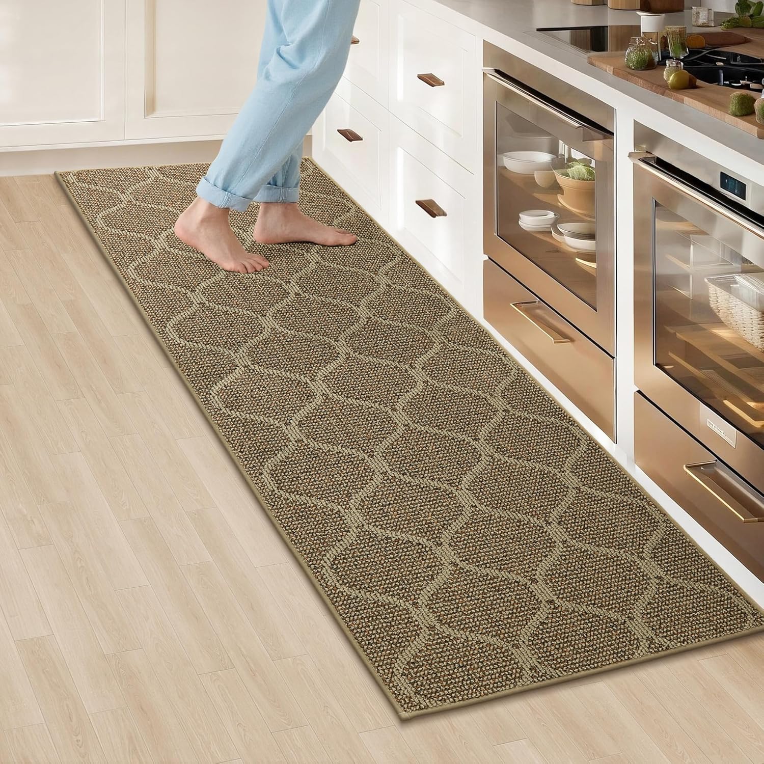 COSY HOMEER Kitchen Rug Non Slip Washable 24x71 for Floors
