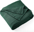 Cotton Muslin Throw Blanket 70in x 80in Twin Size - Lightweight