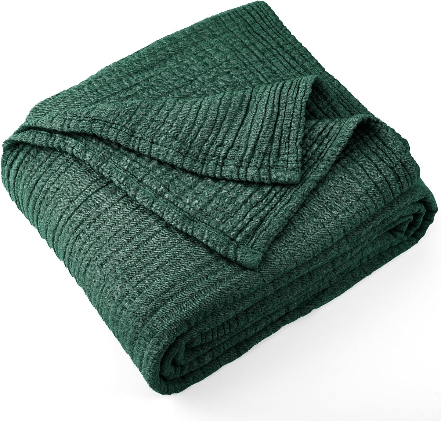 Carriediosa 100% Cotton Muslin Throw Blanket for All Seasons