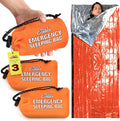 Emergency Sleeping Bag 3-Pack - Waterproof Mylar Survival Bivy
