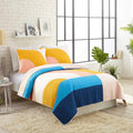 Premium 100% Cotton King Quilt Set by Modshapes - Geometric Design