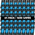 Car Interior Wipes (25 ct, Pack of 64) - Portable Dashboard
