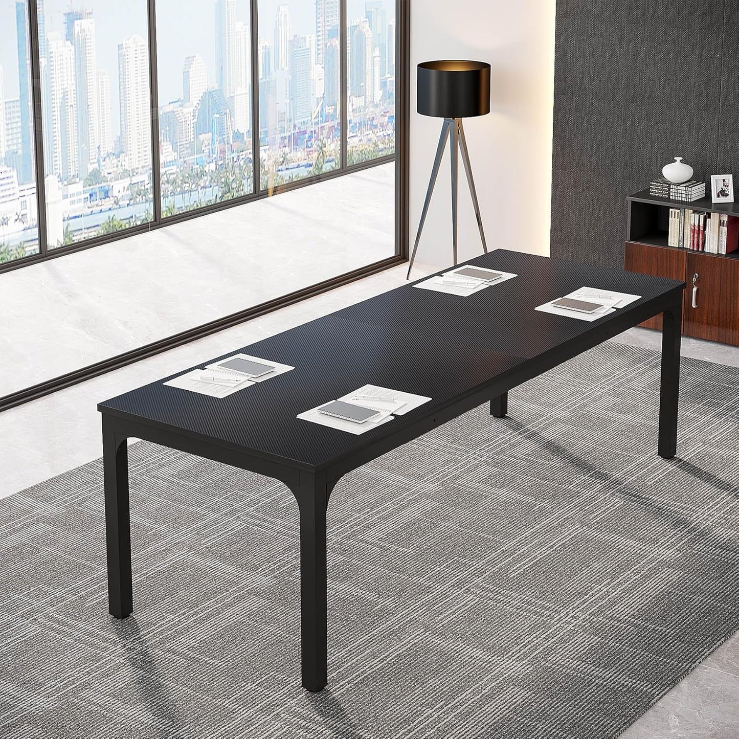 Tribesigns 6.5FT Conference Table for Business Meetings and Seminars