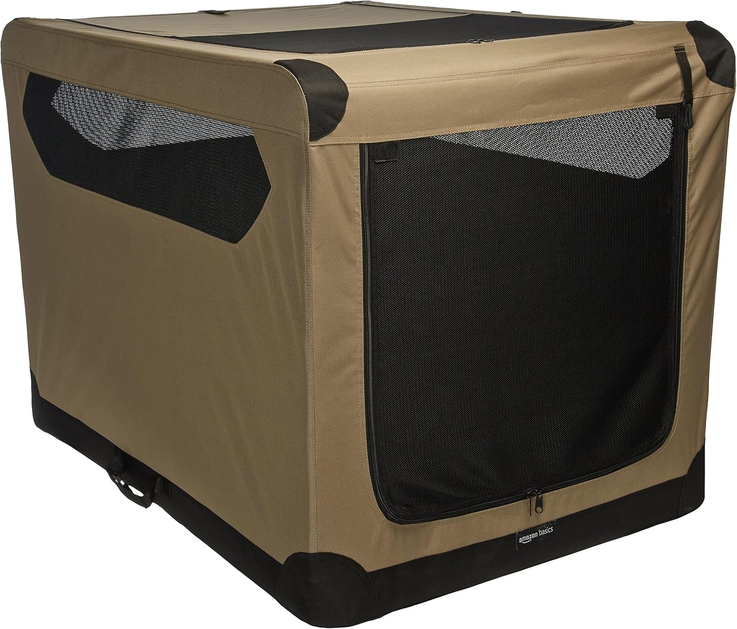 XL Soft-Sided Dog Crate for Travel - Portable and Collapsible