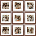 12x12 Picture Frame Set of 9 for Stunning Photo Displays