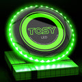 TOSY Flying Disc 36 LED RGB - Ultra Bright Rechargeable Night Frisbee
