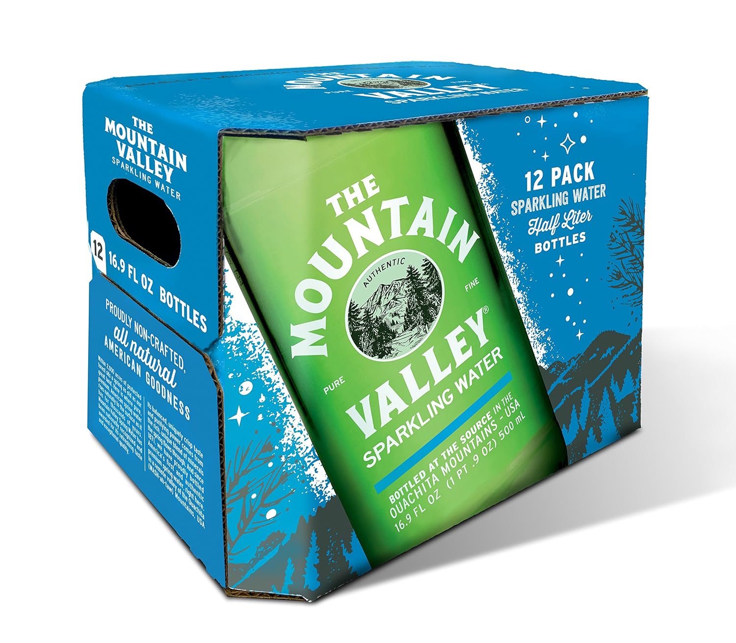 500 ML Glass Sparkling Water - Best Tasting Water Award Winner