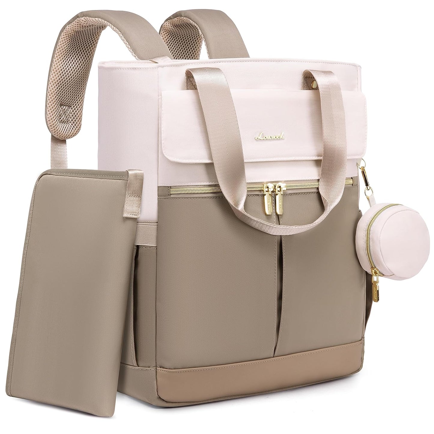LOVEVOOK Diaper Bag Backpack with Insulated Pockets for Parents