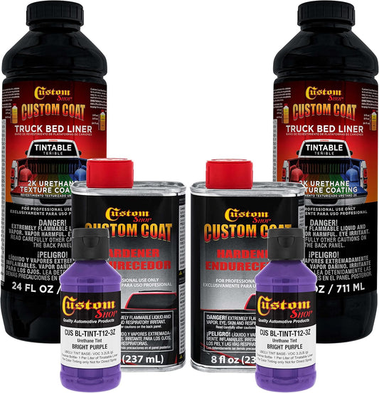 Custom Coat Bright Purple Urethane Truck Bed Liner Kit Review