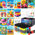 12 Set Paint and Sip Kit for Adults 8x10 Pre Drawn Canvas - Group Date