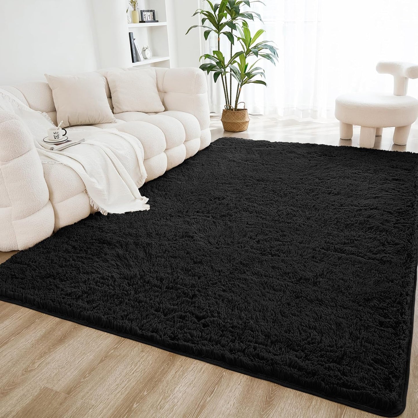 Litanika 6x9 Shag Area Rug for Living Room and Bedroom Decor