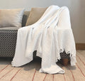 Organic Cotton Muslin Blanket 50x60 - Lightweight Breathable Throw