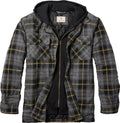 Legendary Whitetails Plaid Flannel Shirt Jacket Quilted (Style 31B1)