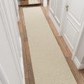 Ottomanson 3 ft x 10 ft Shaggy Runner Rug - Plush Non-Slip Hallway
