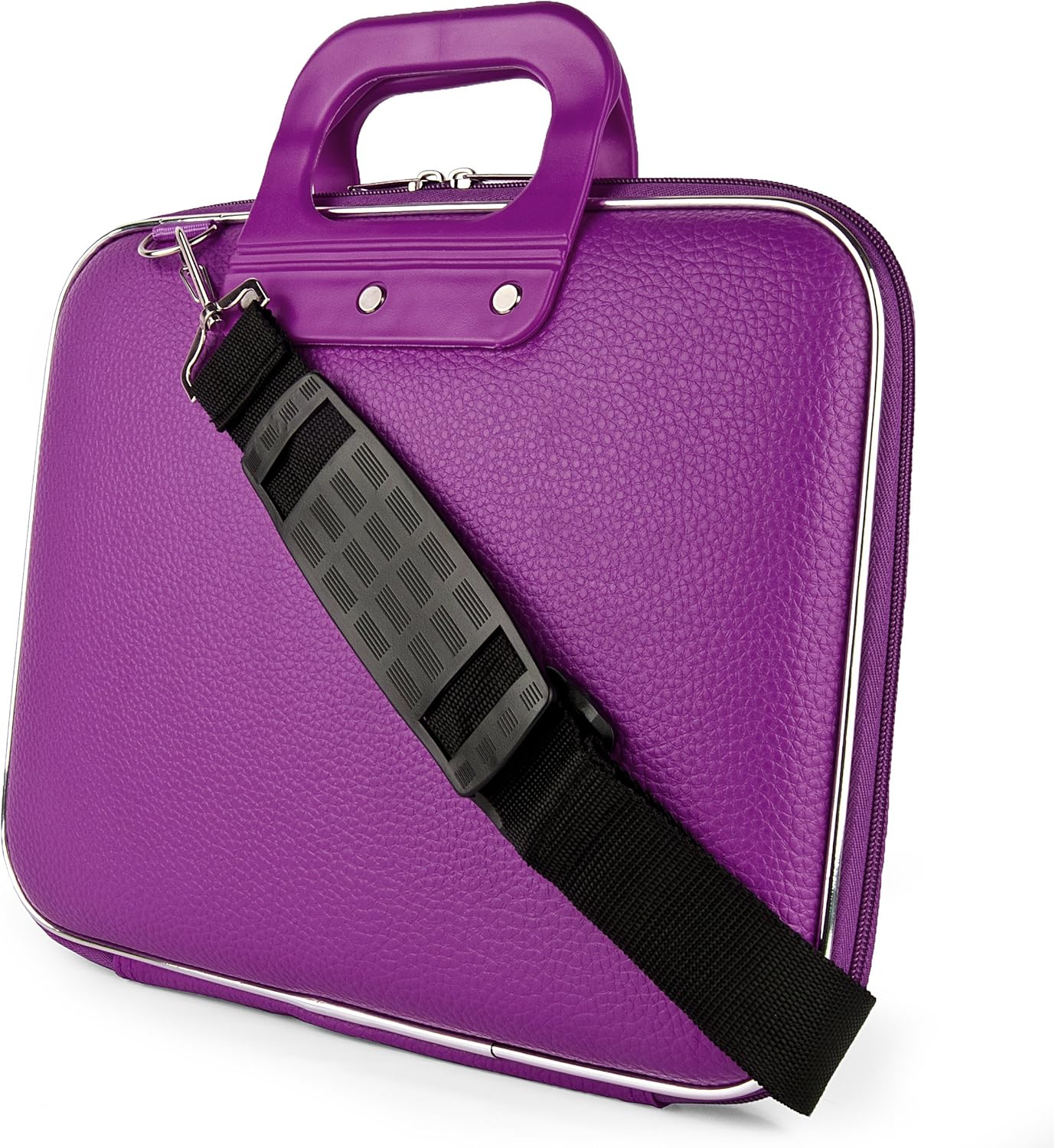 Purple 10-inch Retro Carrying Case Tablet Bag for iPad and More