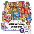 International Snack Box Adventure with 34 Unique Treats